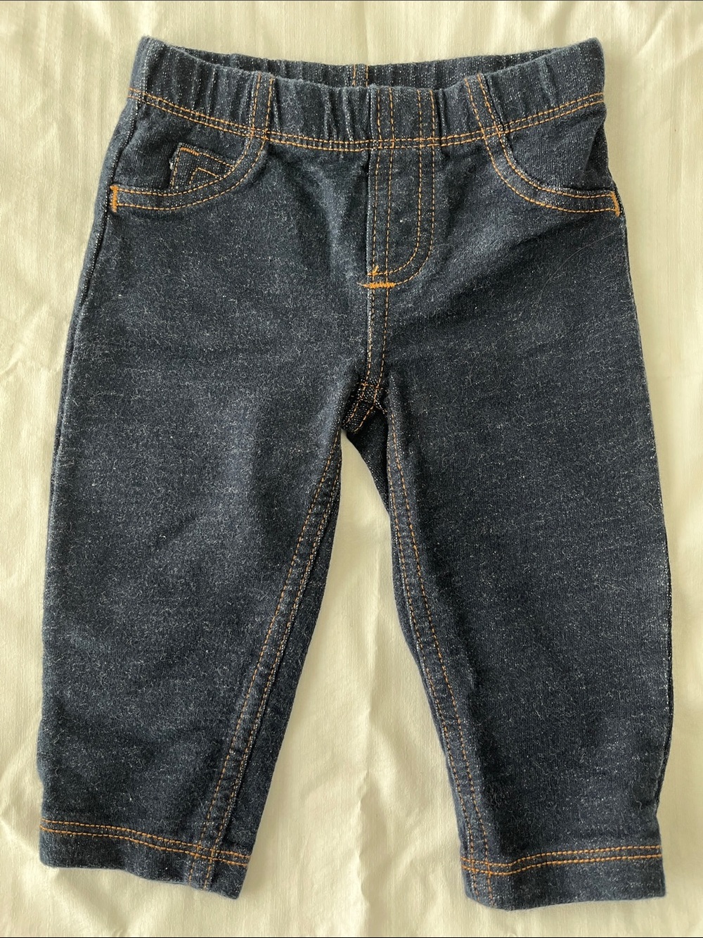 Carter's Dark Navy Stretch Denim-Look Jeans